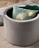 pufy do siedzenia Pufa puf ze schowkiem Barock srebrna 50cm 3