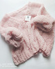 swetry damskie  Różowy sweter handmade z alpaki a'la moher 2