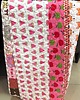 koce i narzuty Patchwork dziewczęcy różowo brązowy 120x215 cm 1