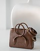 torebki do ręki BOW BAG - skórzana torebka - brąz orzechowy 6