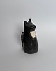 figurki i rzeźby Ceramiczny piesek na psie wąsy wibrysy 3