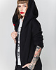 bluza z kapturem damska Bluza asymetryczna Assassin UNDERWORLD czarna 3