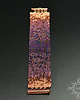 bransoletki ze szkła Purple Ombre, wyplatana bransoleta, beading 1