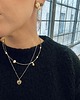 bransoletki złote Delikatna bransoletka z serduszkiem z dodatkiem perełek 5