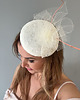fascynatory Fascynator ślubny ROZETA ECRU lub CZARNY 6