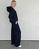 komplety damskie Aba komplet oversized kangurka i szerokie spodnie wide leg  Navy 4
