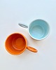 kubki Zestaw 2 kubków Orange i Baby blue/300ml/ z serii Good Vibes CLLCTV 7