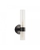kinkiety Lampa Ścienna Kinkiet Ścienny Candle Black 31 cm 2