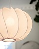 lampy wiszące Bawełniana lampa wisząca Olivia Twist 50 cm 1