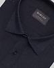 koszule męskie Lniana koszula lentane 00477 długi rękaw granatowy slim fit 1