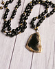 wisiory S A L E : unikatowy naszyjnik - czarny agat & onyks 1
