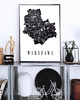 plakaty Mapa - WARSZAWA plakat 4