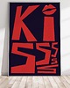 plakaty Plakat Kiss in Red 3