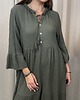 sukienki maxi damskie Bawełniana sukiena Khaki 2