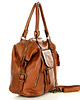torby na ramię Torba biznesowa bowling retro bag skórzana - MARCO MAZZINI brąz camel 5
