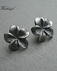 kolczyki wire wrapping Rozetki -sztyfty 2