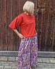 t-shirt damskie Bluzka CUBE - terrakota 1