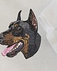 t-shirt damskie T-shirt z haftem DOBERMAN 3