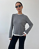 bluzki z długim rękawem damskie Sweater Touch grey 5