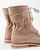botki damskie BOTKI SZNUROWANE WORKERY - SKÓRA NATURALNA - MODEL 424 - KOLOR LATTE 5