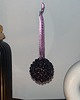 ozdoby choinkowe GLITTER PUFF Crystal Plum zawieszka bombka 2