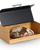 pojemniki kuchenne Chlebak bambusowy 8000 ml 36,3x20x13,5 cm ZEPHIR czarno-brązowy 1