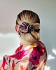 gumki do włosów Gumka jedwabna, scrunchie, frotka różowe złoto MAXI 2