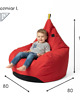 pufy do siedzenia Puf TIPI OSKAR PEREK czerwony 1