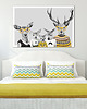 obrazy Obraz na płótnie - 120x80cm JELENIE W UBRANIACH 1