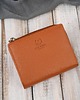 portfele damskie Portfel damski skórzany mały pomarańczowy w orientacji poziomej z RFID 2