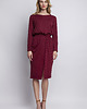 sukienki midi damskie Sukienka, SUK109 bordo 1