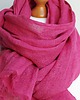 szale damskie Szal lniany damski, lniany szal szalik RÓŻOWY 2