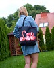 torby na ramię Torba shopper na zakupy wodoodporna shopperka flamingi 1