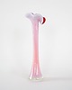 wazony Wazon różowy, szkło Murano, włoski design, lata 70, produkcja: Włochy 2