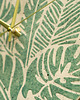 zegary Ceramiczny zegar ścienny z makramą handmade motyw botaniczny 4