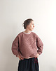 bluza bez kaptura damska Bluza Wafel "W_02" orzech 7
