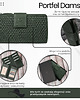 portfele damskie Duży portfel damski ciemna zieleń handmade z ochroną RFID Paolo Peruzzi 2