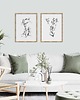 grafiki i ilustracje Zestaw dwóch grafik botanicznych 30x40 1