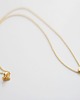 złote naszyjniki 16k Gold Plated Tiny Dot Necklace 1