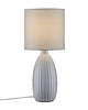lampy stołowe Ceramiczna lampa stołowa Uno w szarym odcieniu 3