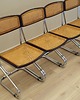 krzesła Komplet czterech krzeseł, Bauhaus design, lata 60, produkcja: Włochy 1