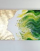 obrazy JOY III 60x90  Kobieta Ręcznie malowany złoto i zieleń nowoczesna abstrakcja 8