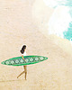 plakaty Portugalia surfing Algarve - plakat 50x70 cm 2