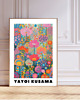 plakaty PLAKAT dekoracyjny , maki Yayoi Kusama, wystawowy, kwiaty 4
