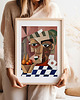 plakaty Plakat Portret mężczyzny kubizm impresjonizm a la Picasso 3