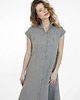 sukienki midi damskie Lniana Sukienka MARIGOLD true gray 2