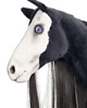 zabawki - inne Realistyczny Hobby Horse czarno-biały/czarna 6