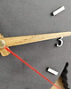 zegary Wielki zegar ścienny 50 cm czarny ( antracyt ) Cross 2