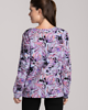 bluza bez kaptura damska Bluza z kwiatowym drukiem 4