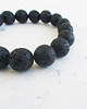 bransoletki z kamieni naturalnych Lawa Czarna 12 mm Bransoletka 2